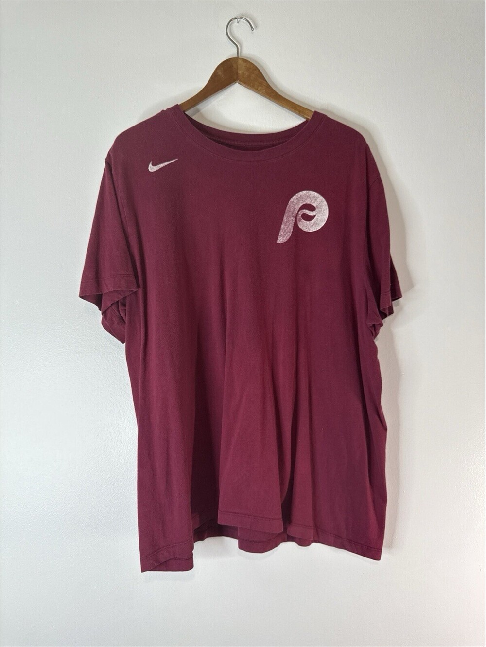 Nike Bryce Harper Philadelphia Phillies Maroon Retro Jersey Shirt XL